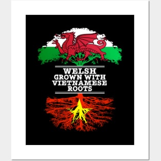 Welsh Grown With Vietnamese Roots - Gift for Vietnamese With Roots From Vietnam Posters and Art